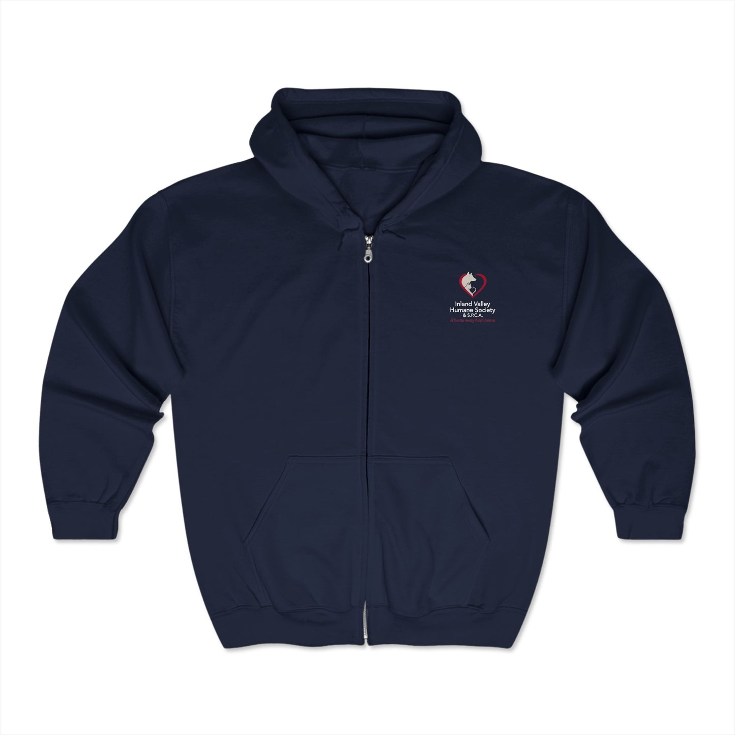 Love and a Cat - Full Zip Hooded Sweatshirt