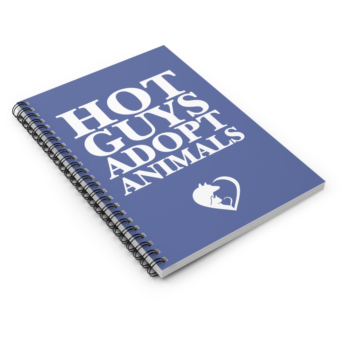 Hot Guys Adopt - Ruled Line Notebook