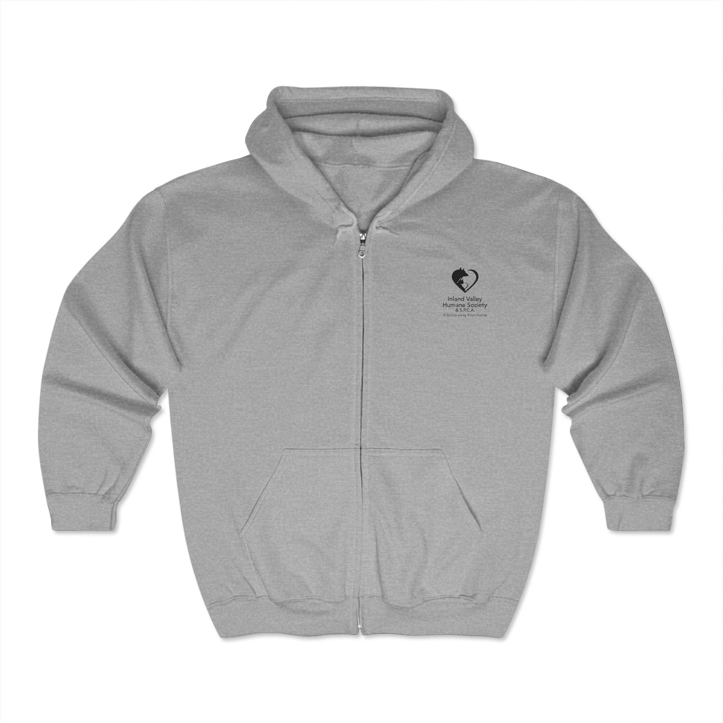 Love and a Dog - Full Zip Hooded Sweatshirt