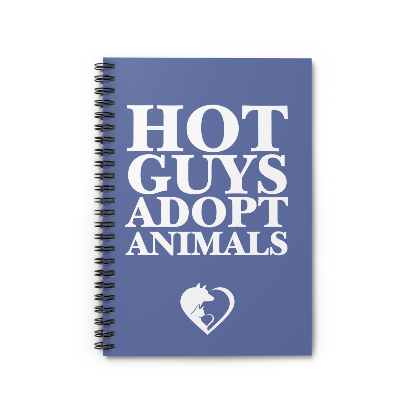 Hot Guys Adopt - Ruled Line Notebook