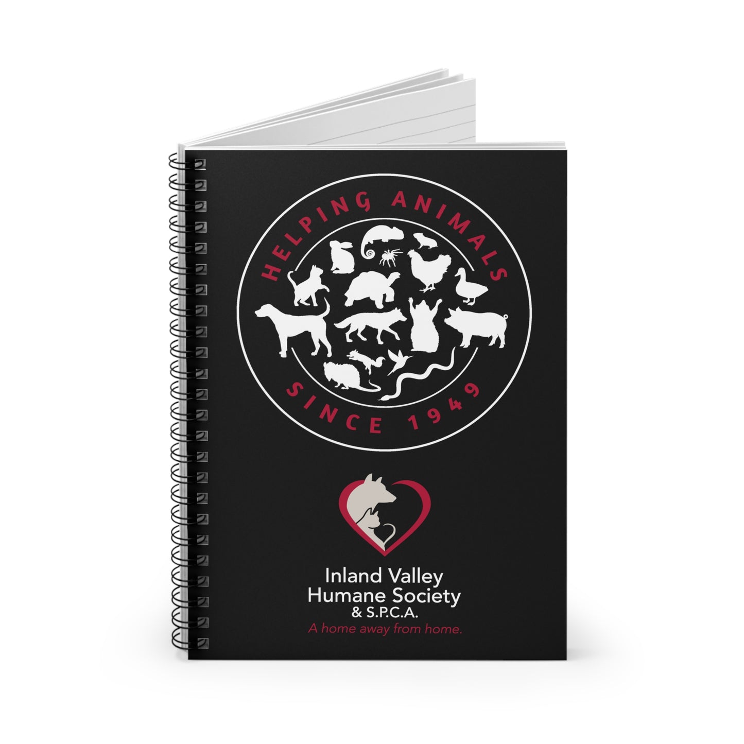 Helping Animals Notebook - Ruled Line