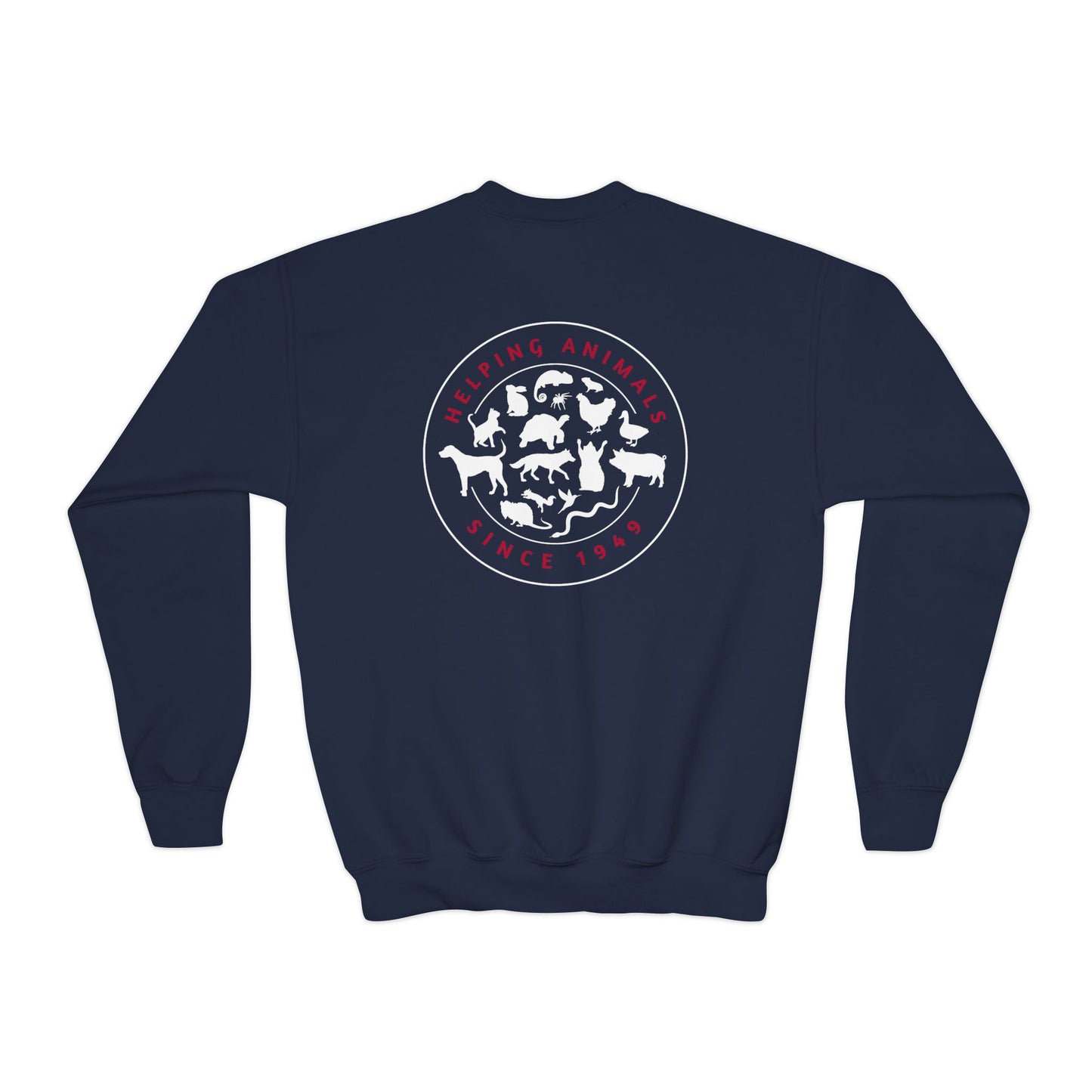 IVHS Helping Animals - Youth Crewneck Sweatshirt