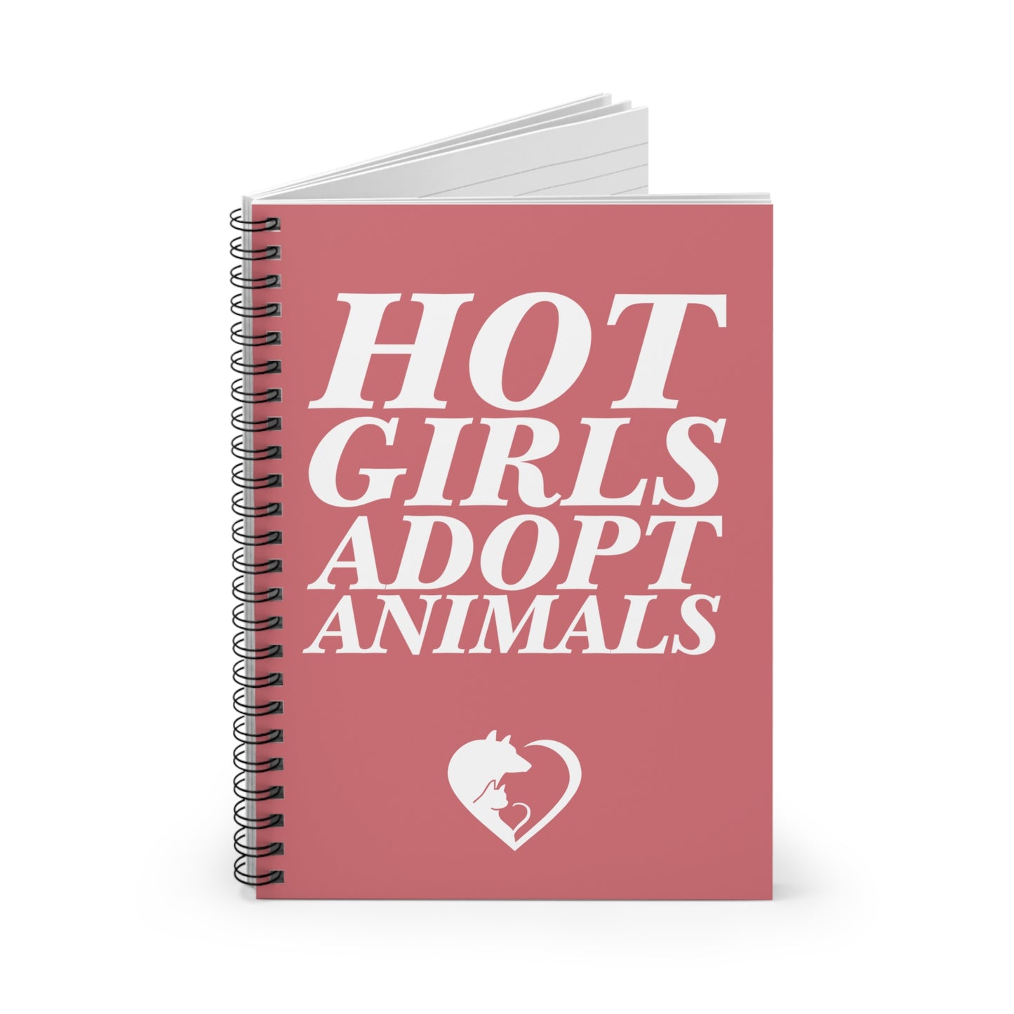 Hot Girls Adopt - Ruled Line Notebook