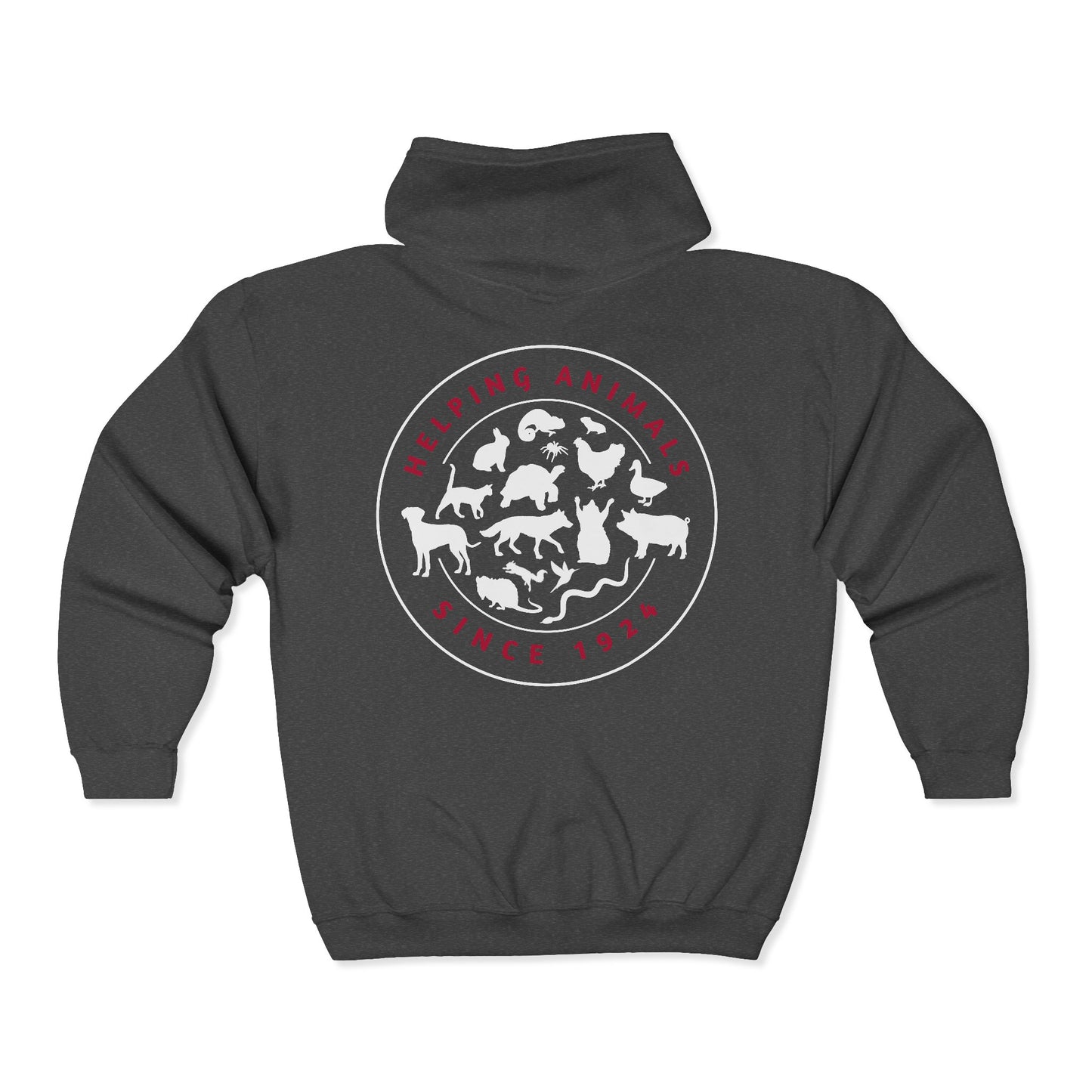 SGVHS Helping Animals - Full Zip Hooded Sweatshirt