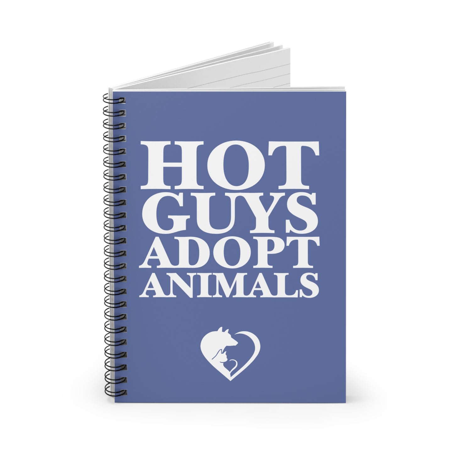 Hot Guys Adopt - Ruled Line Notebook