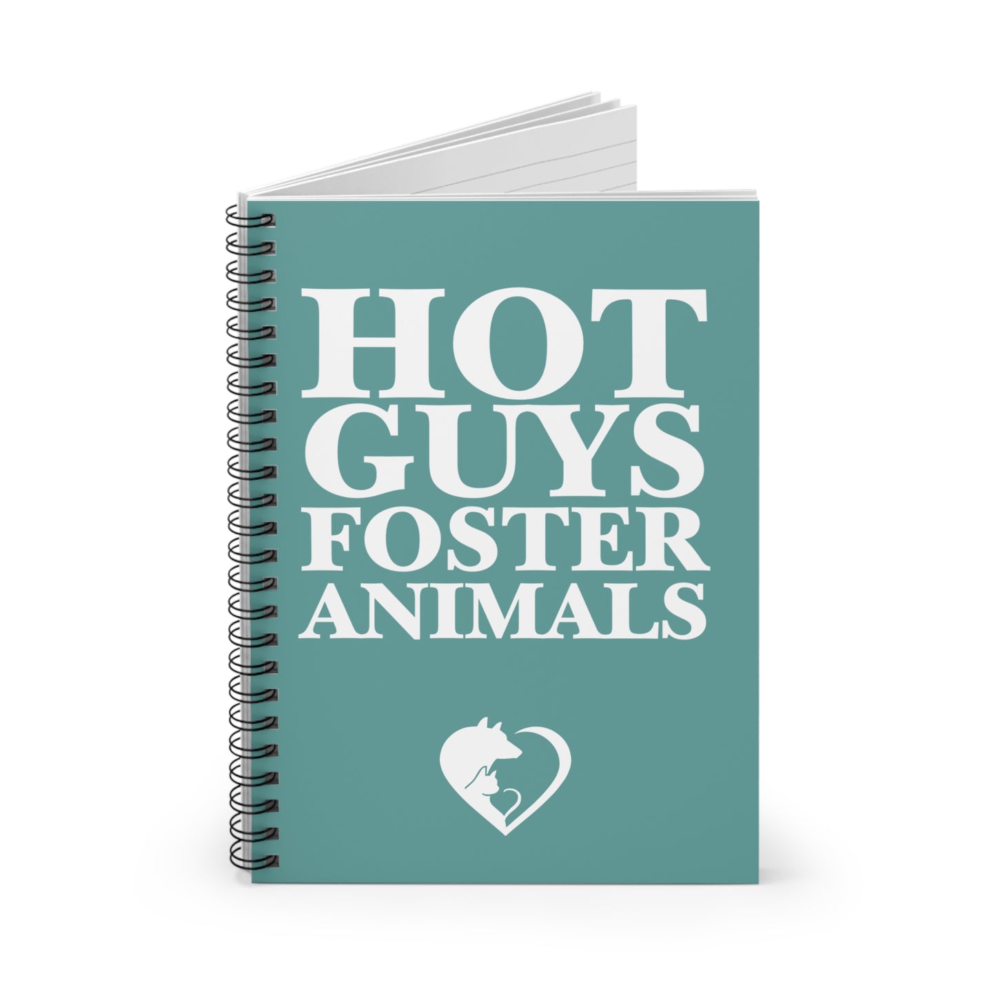 Hot Guys Foster - Ruled Line Notebook