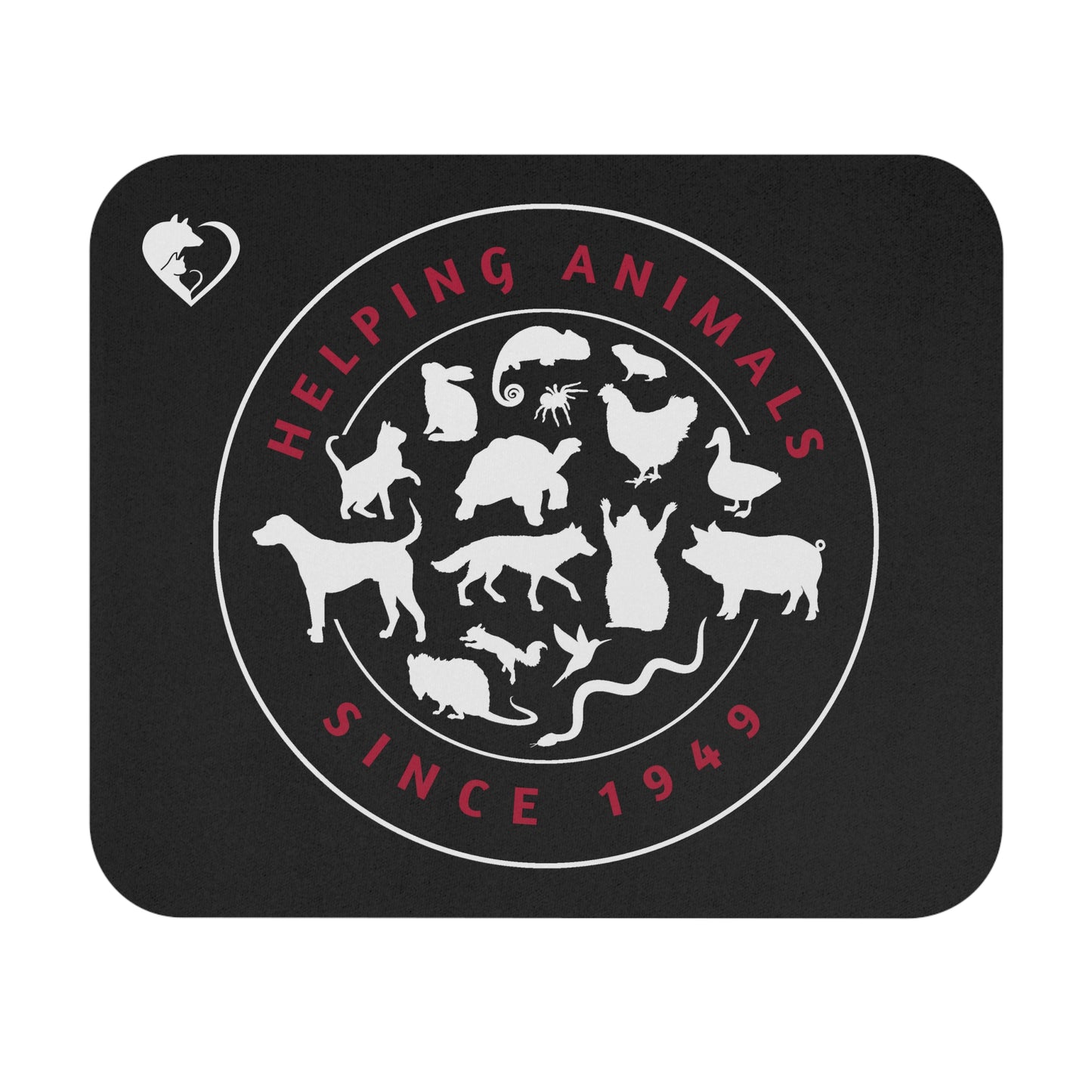 Helping Animals - Mouse Pad (Rectangle)