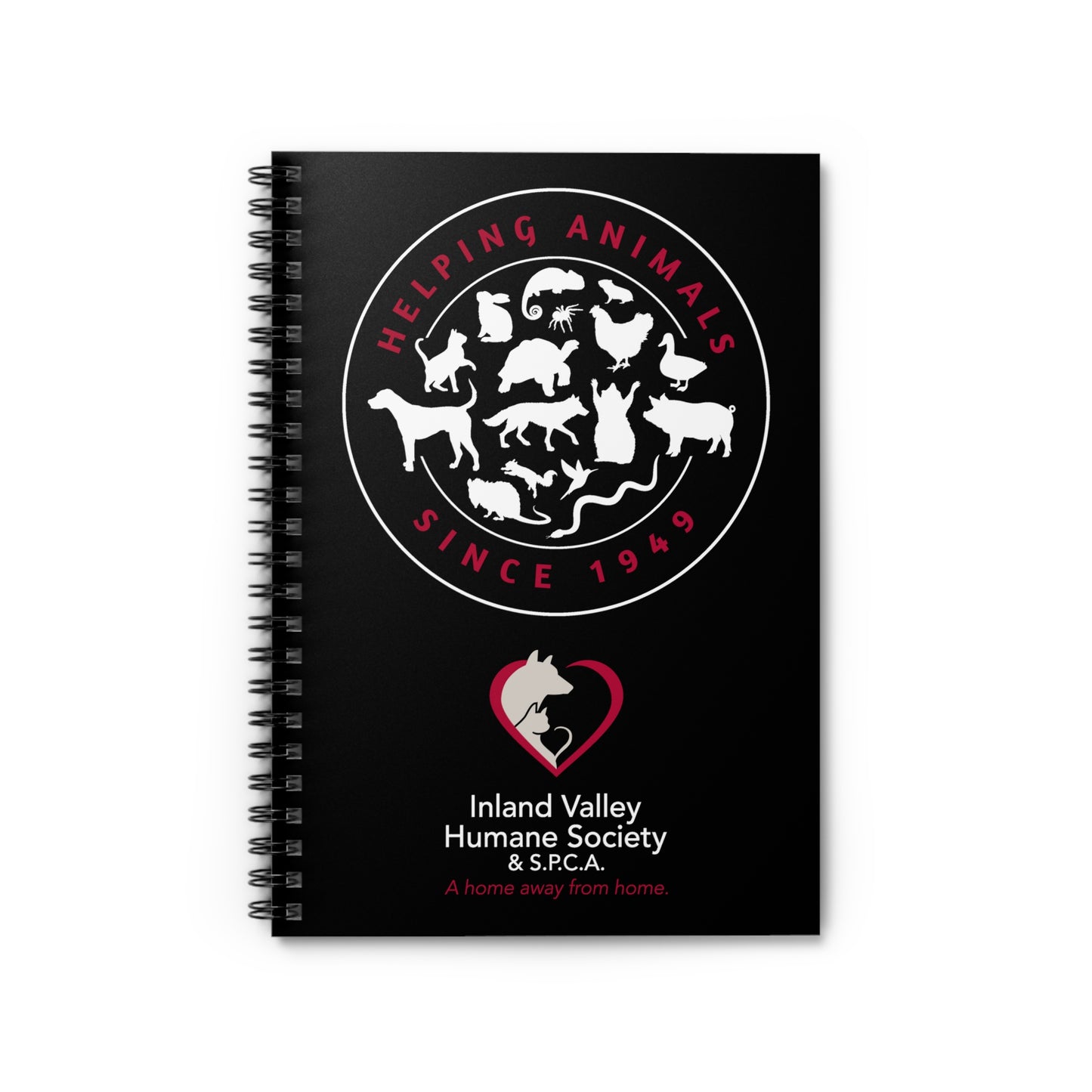 Helping Animals Notebook - Ruled Line