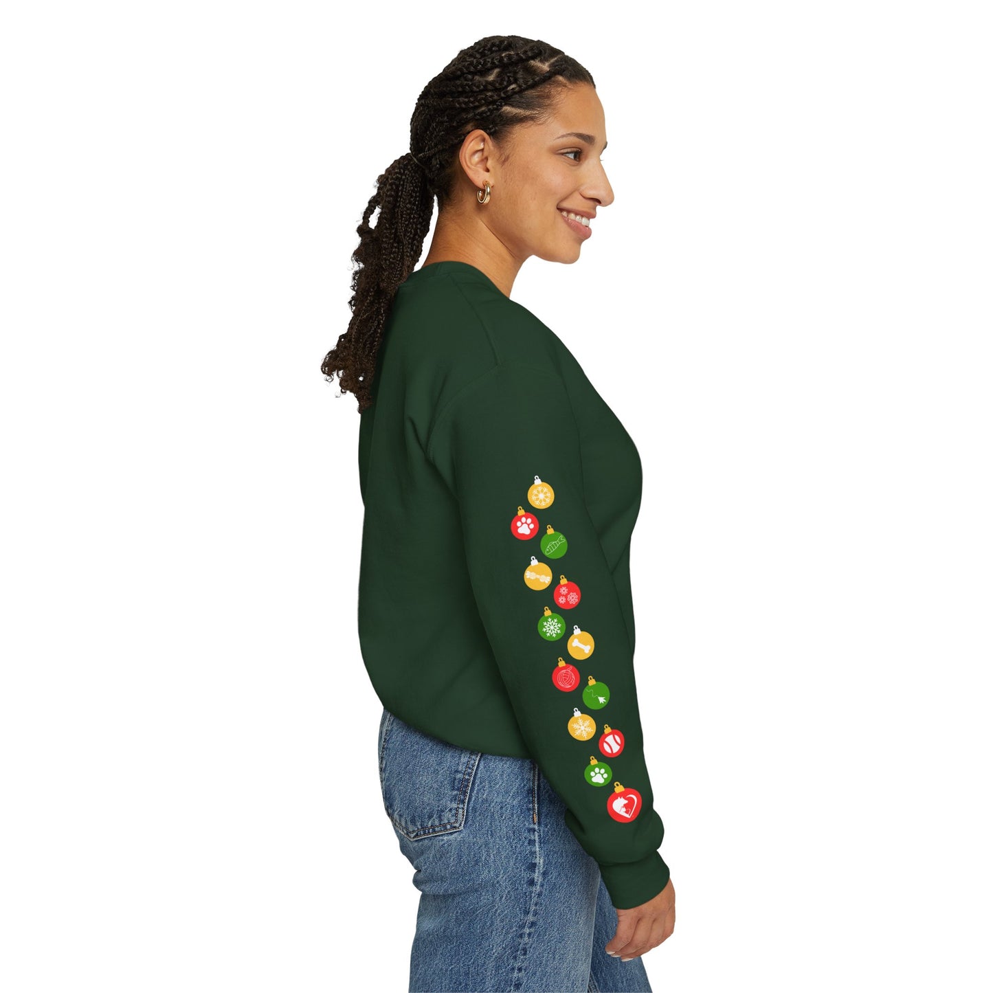 Christmas Pet Tree - Crewneck Sweatshirt