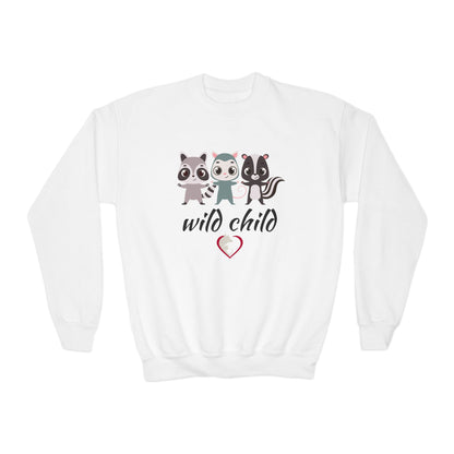 Wild Child - Youth Crewneck Sweatshirt