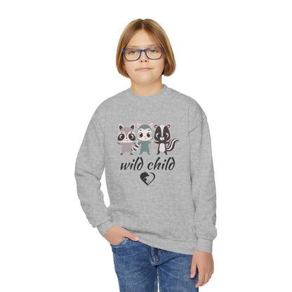 Wild Child - Youth Crewneck Sweatshirt