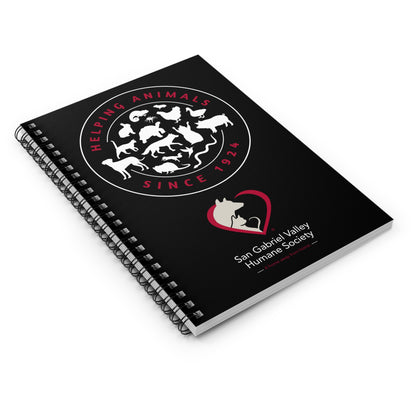 SGVHS Helping Animals Notebook - Ruled Line