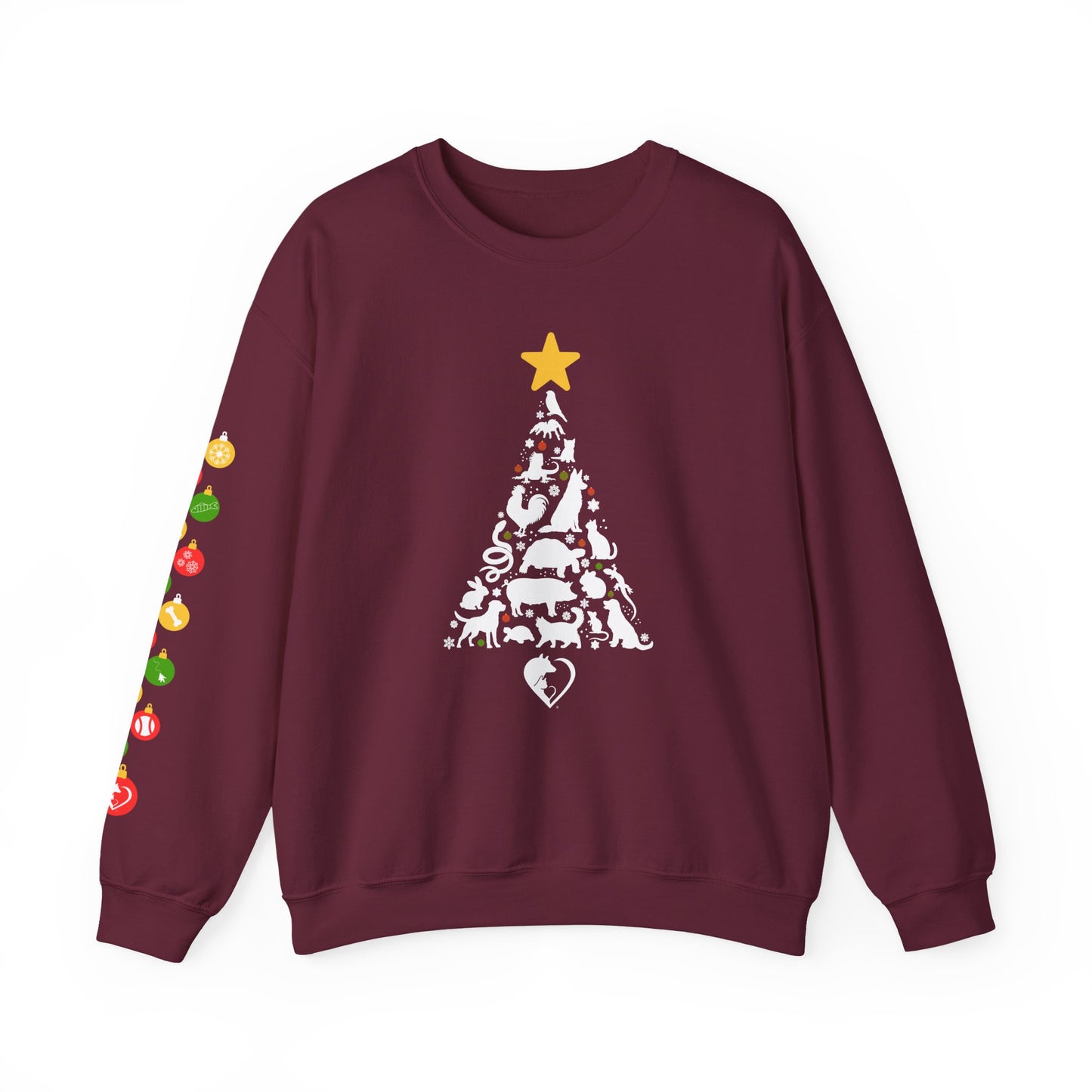 Christmas Pet Tree - Crewneck Sweatshirt
