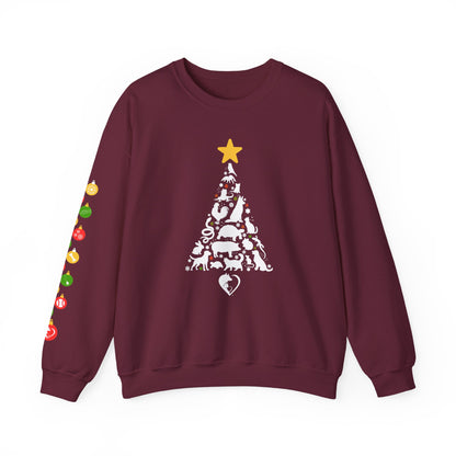 Christmas Pet Tree - Crewneck Sweatshirt