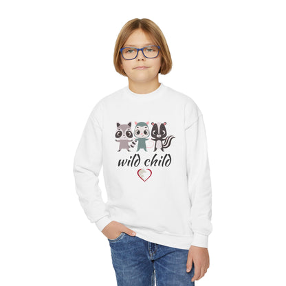 Wild Child - Youth Crewneck Sweatshirt