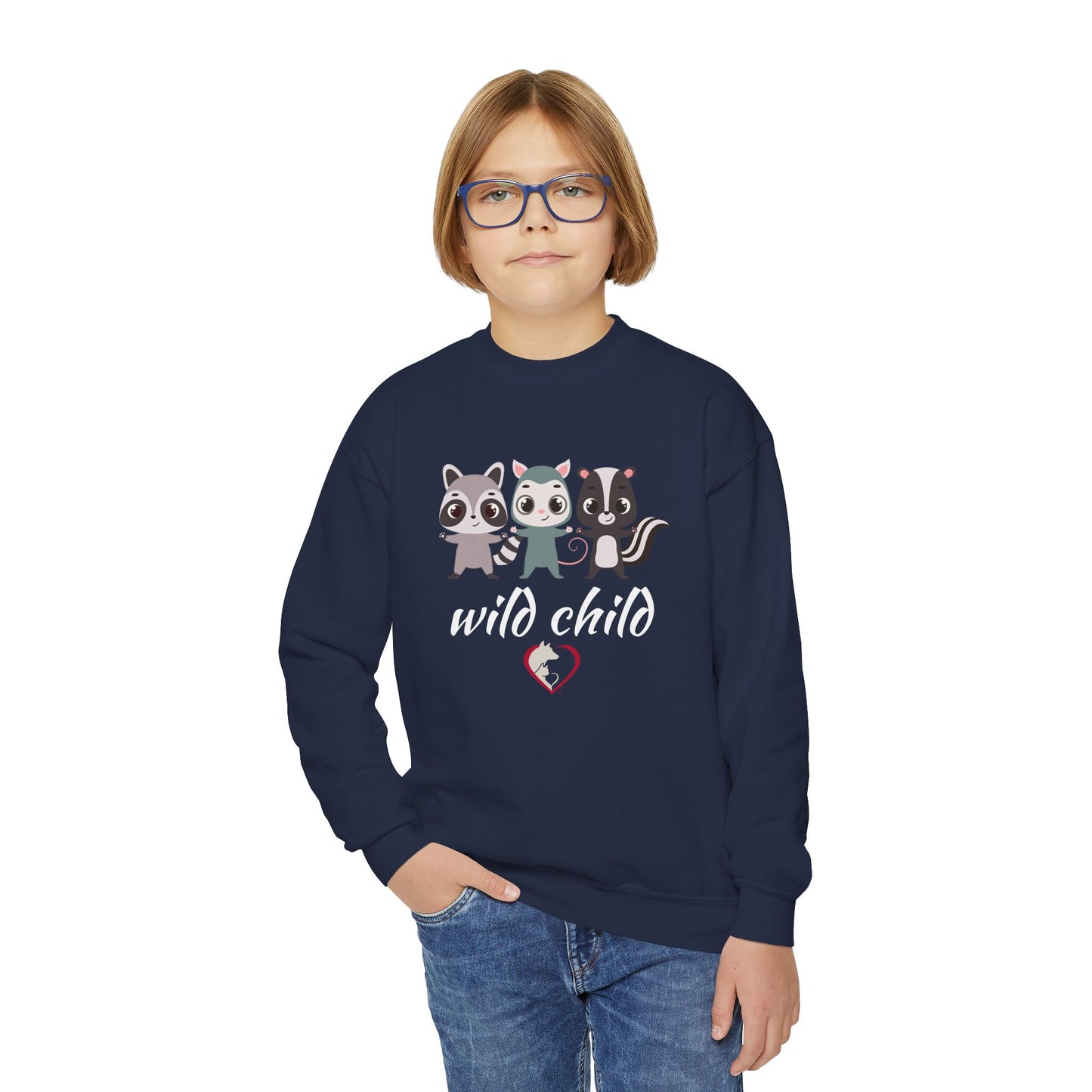Wild Child - Youth Crewneck Sweatshirt