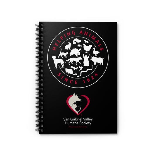 SGVHS Helping Animals Notebook - Ruled Line