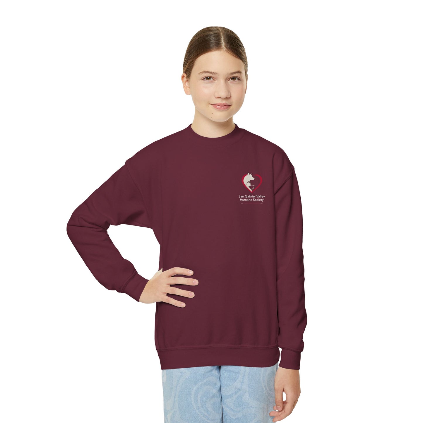 SGVHS Helping Animals - Youth Crewneck Sweatshirt