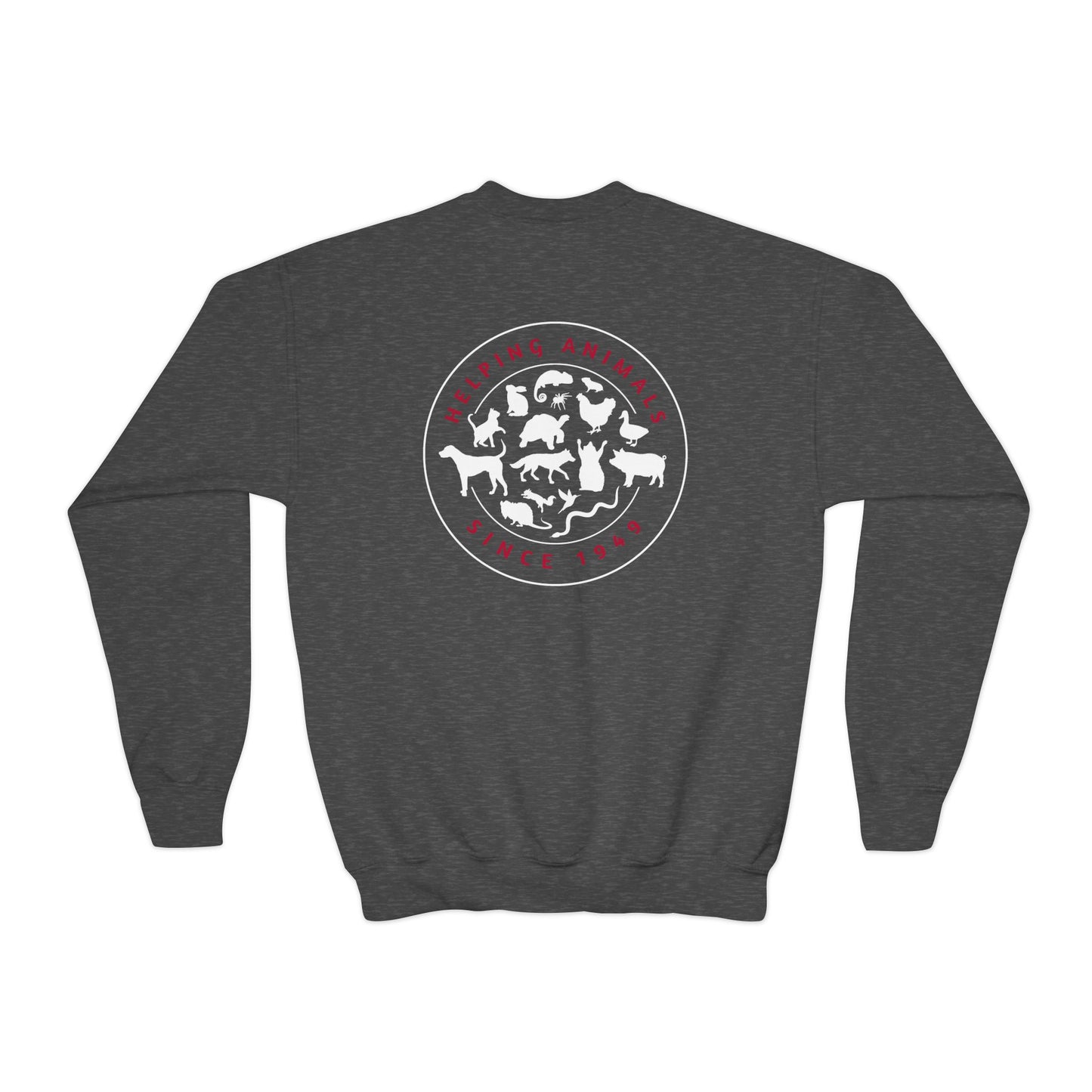 IVHS Helping Animals - Youth Crewneck Sweatshirt
