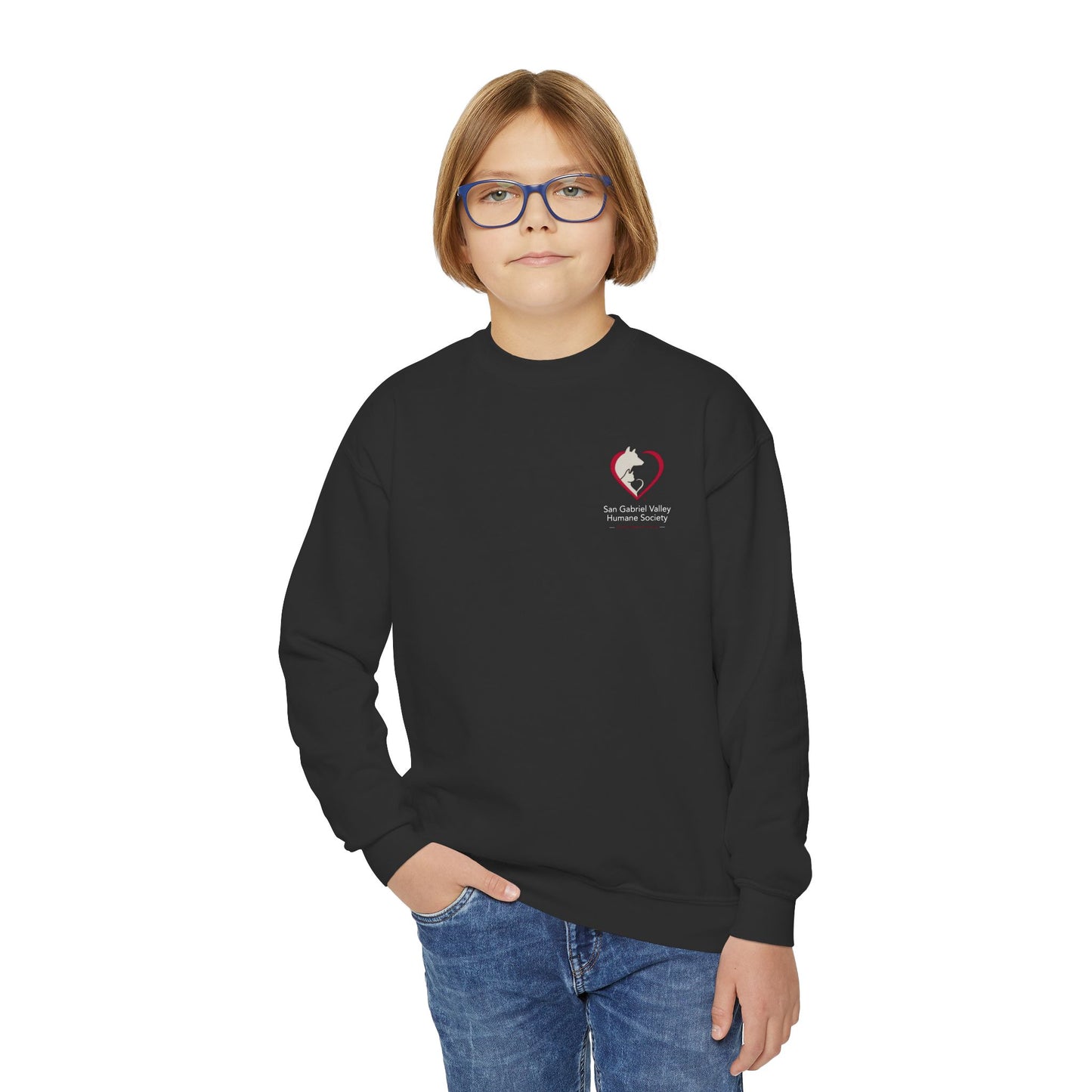 SGVHS Helping Animals - Youth Crewneck Sweatshirt