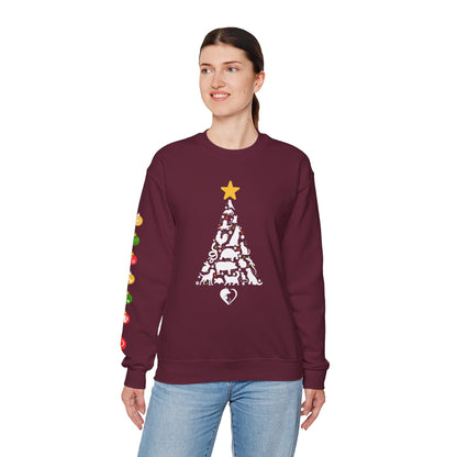 Christmas Pet Tree - Crewneck Sweatshirt