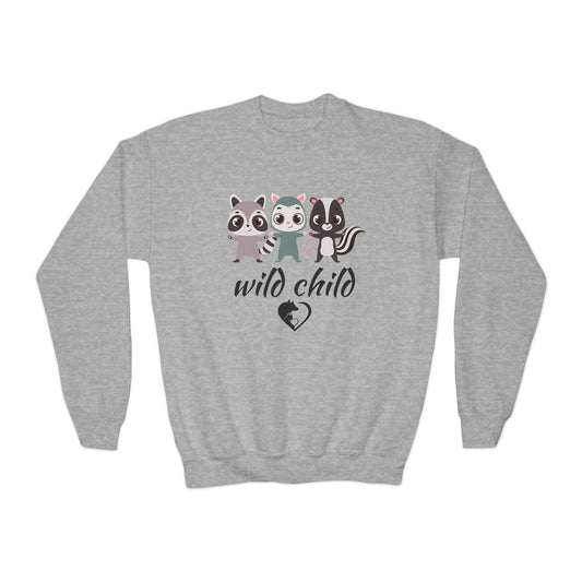Wild Child - Youth Crewneck Sweatshirt
