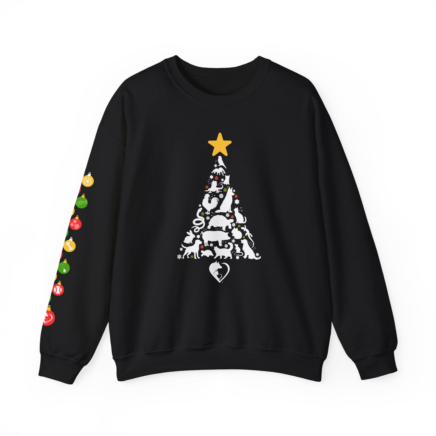 Christmas Pet Tree - Crewneck Sweatshirt