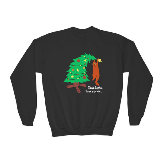 Dear Santa - Youth Crewneck Sweatshirt