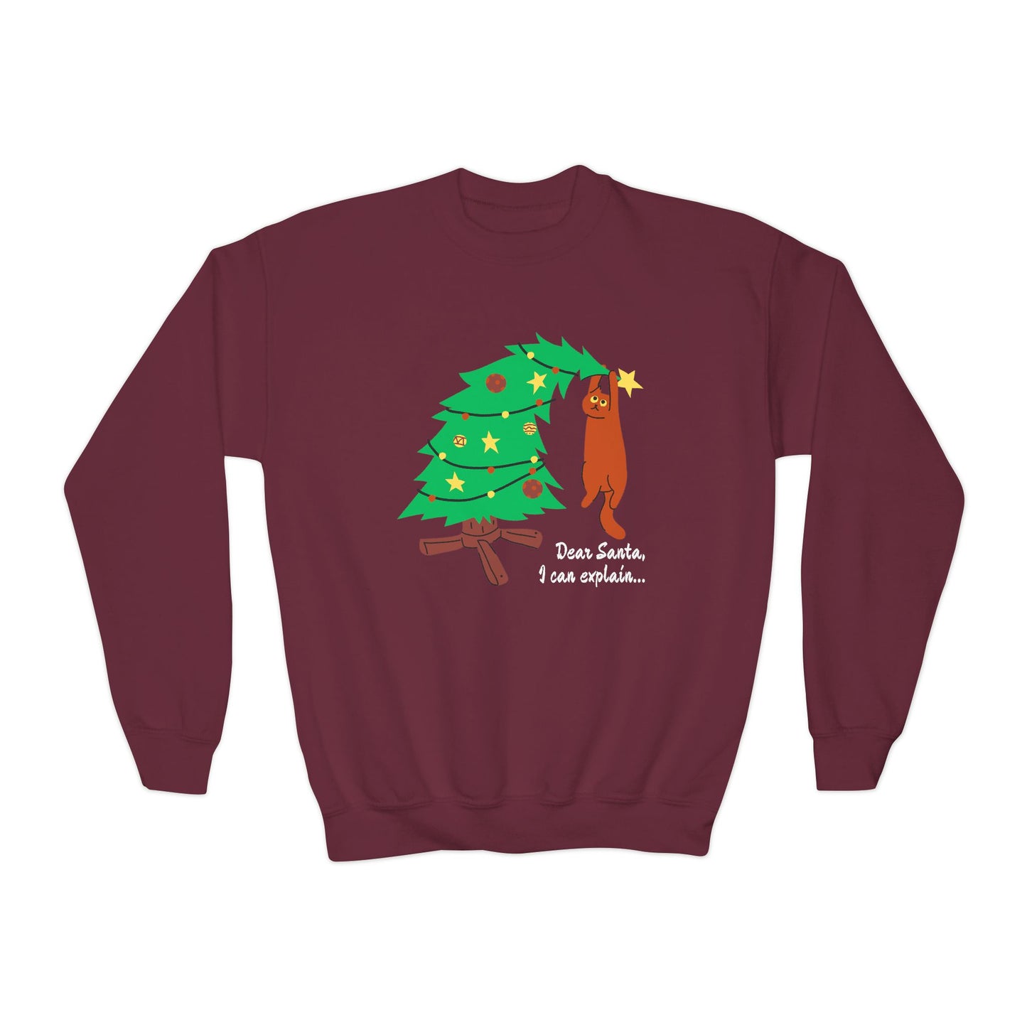 Dear Santa - Youth Crewneck Sweatshirt