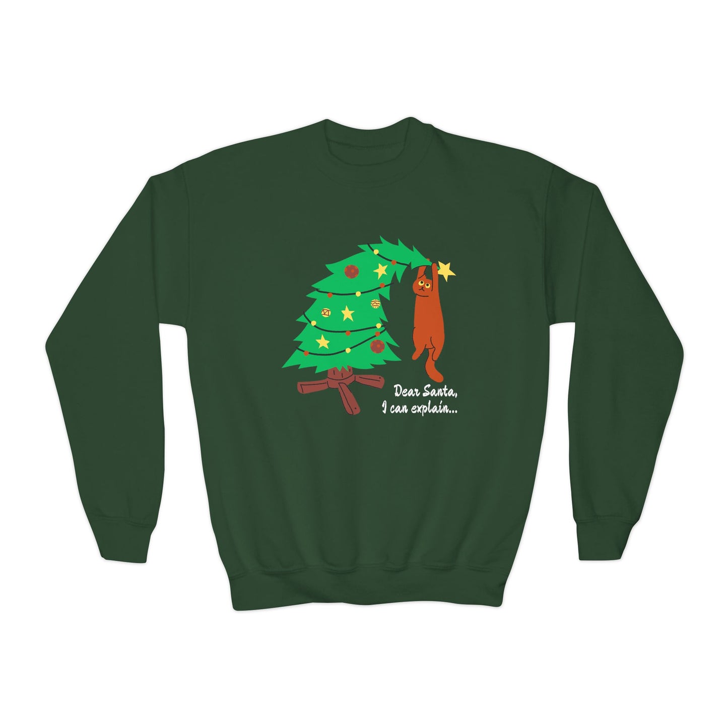Dear Santa - Youth Crewneck Sweatshirt