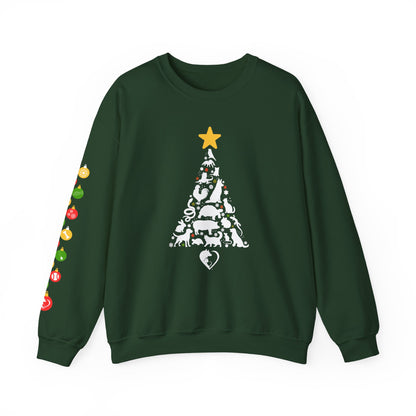 Christmas Pet Tree - Crewneck Sweatshirt