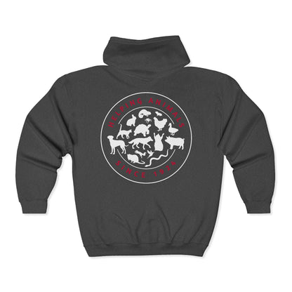 SGVHS Helping Animals - Full Zip Hooded Sweatshirt