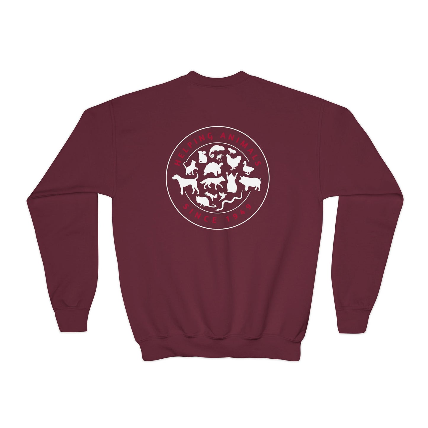 IVHS Helping Animals - Youth Crewneck Sweatshirt