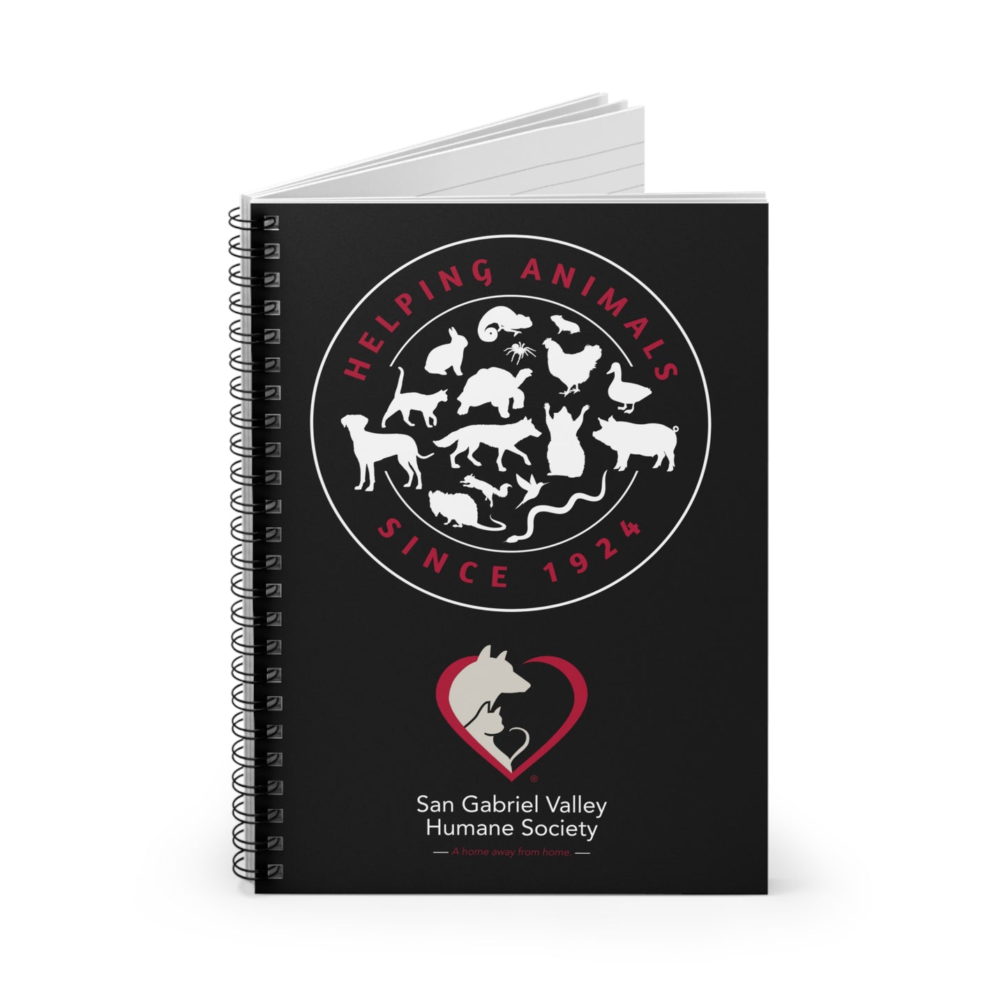 SGVHS Helping Animals Notebook - Ruled Line