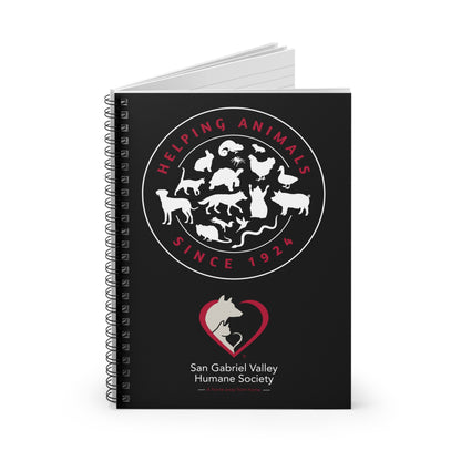 SGVHS Helping Animals Notebook - Ruled Line
